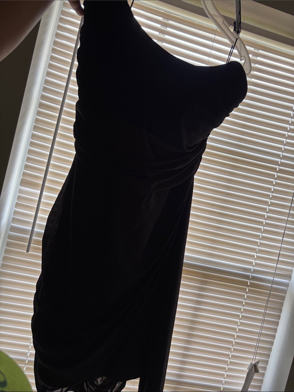 Black One-Shoulder Women’s Dress